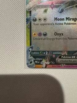 UMBREON EX 060/131 Sv Prismatic Evolutions Holo Pokemon TCG NM - Image 2