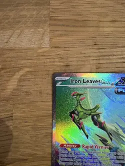 Pokemon TCG Iron Leaves EX 203/162 S&V Temporal Forces SIR Near Mint + Condition - Image 3