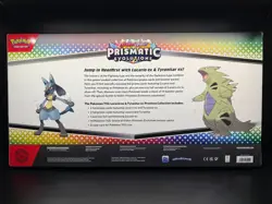 Pokemon Prismatic Evolutions Lucario ex & Tyranitar ex Premium Collection Box - Image 2