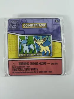 Pokemon Competitor Pin Europe International Championships Glaceon & Leafeon - Image 1
