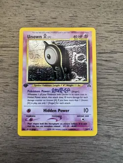 2000 Pokemon Neo Discovery 1st Edition Unown [A] 14/75 Holo Rare 🔮🔥-WoTc Era - Image 1