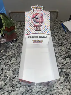 Pokemon Scarlet & Violet EMPTY 151 Booster Bundle Display BOX ONLY - Image 1