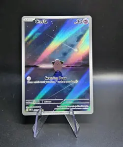 Cleffa 202/197 SV03: Obsidian Flames Holo Art Illustration Rare Pokemon 2023 - Image 1