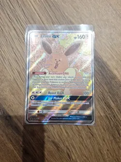 Eevee GX SM233 Full Art Black Star Promo Sun & Moon Pokemon TCG - Image 1