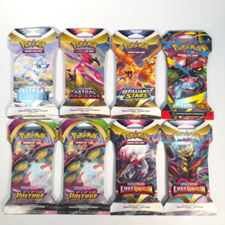 Pokemon Sleeved Booster Pack Lot - Vivid Voltage Lost Origin Silver Tempest Etc. - Image 1