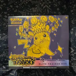Pokemon TCG - Surging Sparks Pokemon Center - Elite Trainer Box - Sealed ETB - Image 1
