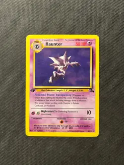 Pokemon TCG Haunter 21/62 1st Edition! MP/HP Condition! See Description! - Image 1