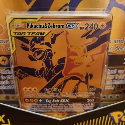 New Tag Team Pikachu & Zekrom GX Premium Collection Box Pokemon Evolving Skie NM - Image 4