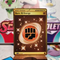 Fighting Energy 258/198 Gold - Scarlet & Violet - Pokemon TCG - SHIPS FAST - Image 1