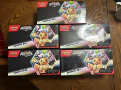 Pokemon TCG Scarlet And Violet Prismatic Evolutions Surprise Box Lot Of 5 - Image 1
