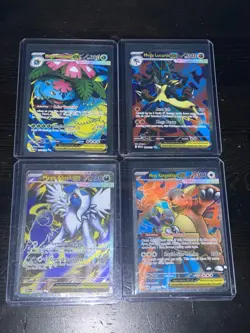 Pokemon ME01: Mega Evolutions Ultra Rare Lot of 4 - Lucario Venusaur Absol - Image 1