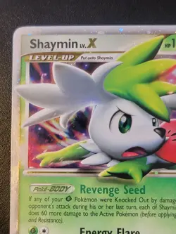 2009 Pokemon Platinum - Shaymin LV.X Ultra RARE 127/127 Sky Form Holo - NM/Mint - Image 2