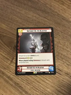 Hotshot DL-44 Blaster (Star Wars Unlimited) SHD 174/262 - Image 1