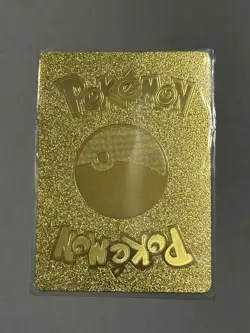 Charizard VMAX Gold Metal Custom Pokemon TCG Collectible/ Full Art Fan Made Card - Image 3