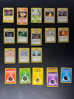 Pokemon Card Generation 1 1st Edition Base Set LOT 43 Different Cards, 5 Rares - Image 2