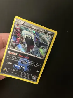 Team Aqua's Sharpedo 21/34 MINT/EXC Pokemon Cards Double Crisis Holo Rare - Image 2