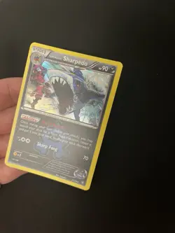 Team Aqua's Sharpedo 21/34 MINT/EXC Pokemon Cards Double Crisis Holo Rare - Image 4