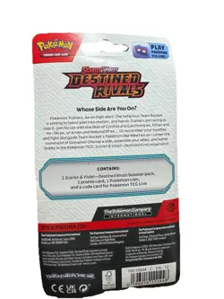 Pokemon Destined Rival Booster With Promo Card And Collectible Coin - Image 2