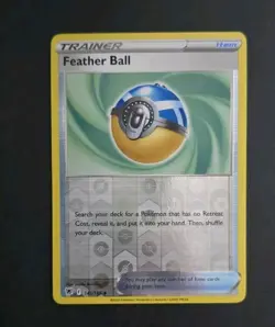 Feather Ball 141/189 Reverse Holo Astral Radiance Pokemon Card - Image 1