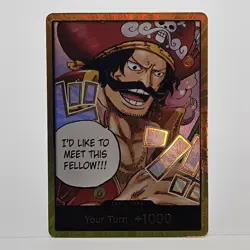 One Piece Gol.D.Roger GOLD DON!! Card (OP-13) English - Image 1