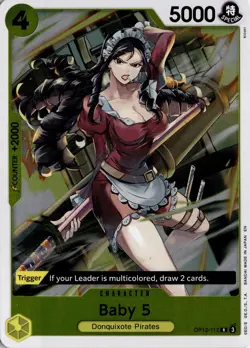 Baby 5 OP12-112 R Legacy of the Master One Piece English Trading Card TCG - Image 3