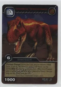 2008 Dinosaur King Trading Card Game Series 2: Colossal Team Battle #DKTB-001 - Image 1