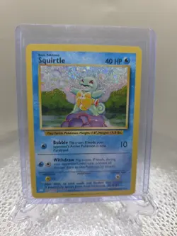 Squirtle 001/034 Card Game Classic Holo - MINT - Pack to Sleeve - Blastoise Deck - Image 1