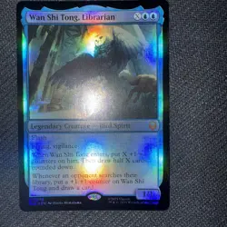 MTG Avatar Wan Shi Tong, Librarian TLA 0078 Foil Mythic NM - Image 1