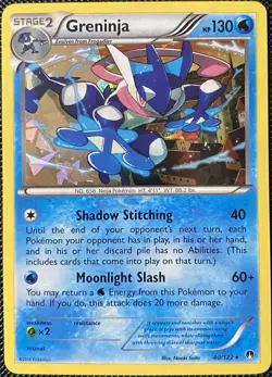 Greninja - (XY BREAKpoint) 040/122 Deck Exclusives Holo - Pokemon Card - Image 1
