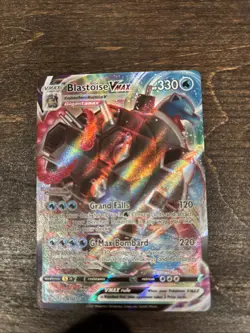 Pokemon TCG Blastoise VMAX SWSH103 Sword & Shield Promo Card Holo NM Condition - Image 1