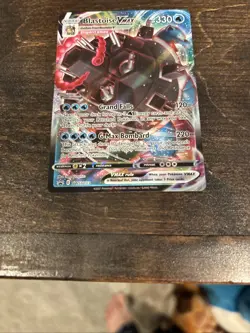 Pokemon TCG Blastoise VMAX SWSH103 Sword & Shield Promo Card Holo NM Condition - Image 2