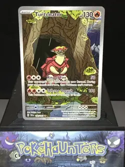 Pokemon Card Turtonator 146/142 Stellar Crown Illustration Rare Near Mint - Image 1