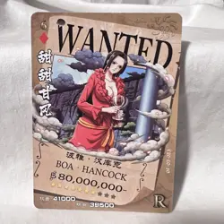 Boa Hancock R OF-02-083 Wanted One Piece Anime Trading Card TCG - Image 1