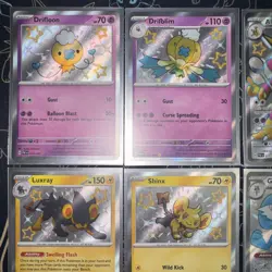 Pokemon Paldean Fates Lot of 9 Cards Shiny & Baby Shiny Holo Mint (English) TCG - Image 2