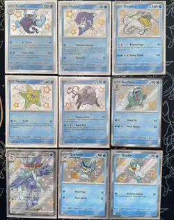 Pokemon Paldean Fates Lot of 9 Cards Shiny & Baby Shiny Holo Mint (English) TCG - Image 1