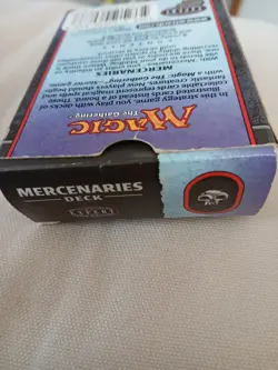 Magic the Gathering Nemesis Mercenaries Empty Theme Deck Box No MTG Cards - Image 3