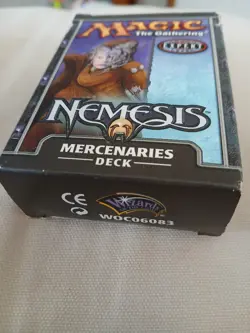 Magic the Gathering Nemesis Mercenaries Empty Theme Deck Box No MTG Cards - Image 4