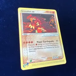 Groudon EX 002 Promo Ultra Rare Non-Holo Pokemon Card E Series - Image 2