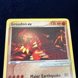 Groudon EX 002 Promo Ultra Rare Non-Holo Pokemon Card E Series - Image 3