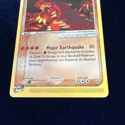 Groudon EX 002 Promo Ultra Rare Non-Holo Pokemon Card E Series - Image 4