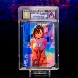 Momo Ayase Waifu Card Encased #07/99 Gold Demigoddess Collection SLAB Dandadan - Image 1