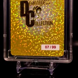 Momo Ayase Waifu Card Encased #07/99 Gold Demigoddess Collection SLAB Dandadan - Image 3