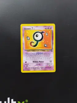 Unown J #38 MP WOTC Promo Vintage Pokemon Card - Image 1