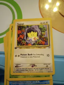 Pokemon Cards: Neo Genesis 1st Edition Uncommon: Togepi 51/111 NM!!! - Image 1
