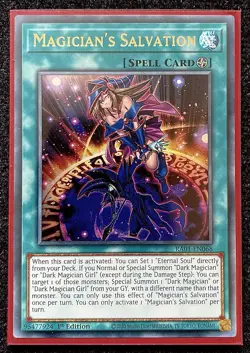 Magician’s Salvation Ultra Rare 1st Edition Mint Yu-Gi-Oh! Card [RA01-EN068] - Image 1