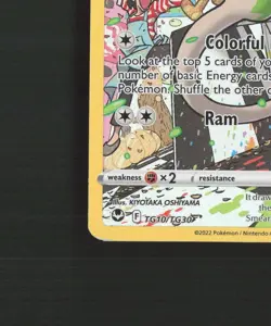 Smeargle TG10/TG30 SWSH Silver Tempest Full Art Ultra Rare Holo Pokemon Card NM - Image 5
