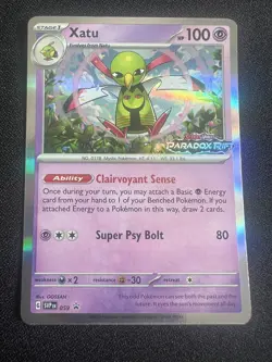 Xatu - (Prerelease) 059 SV: Scarlet & Violet Promo Cards Rare NM - Image 1