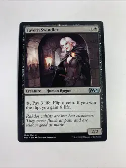 Tavern Swindler Core Set 2021 124/274 MTG Magic The Gathering - Image 1