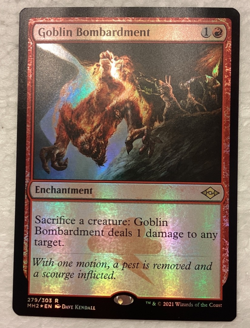 Near Mint x 1 Goblin Bombardment - Foil Etched Modern Horizons 2 Variants - Image 1