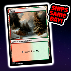 Taiga - Custom Art Magic: The Gathering Playtest Card - Commander EDH - Image 1